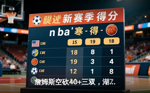 詹姆斯空砍40+三双，湖人加时惜败掘金，系列赛0-3陷入绝境 - 4